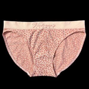 Victorias Secret Supersoft Seamless Thick Bikini Panty Peach Large